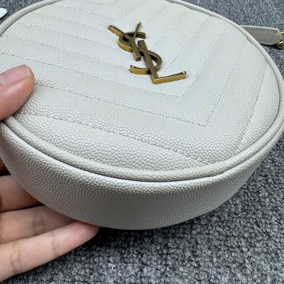 Yves Saint Laurent Round Shoulder Bag 888-081325 - Picture 5 of 15